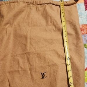 Authentic Louis Vuitton cotton dust bag